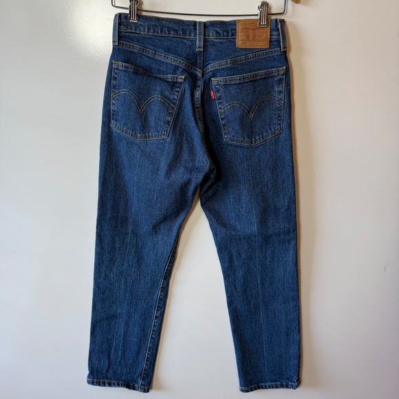 Levi‎ Strauss 501 Original Fit Button Fly Blue Denim Jeans W26 - Picture 9 of 12